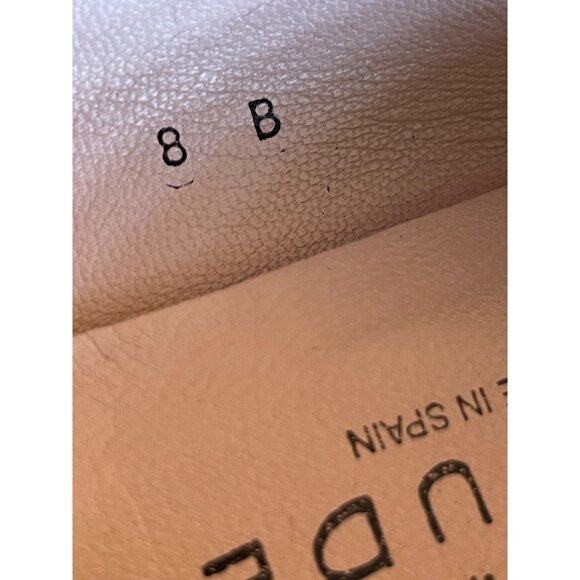 Paul Mayer flat wing tip slip on women's shoe black white size 8 excellent - Picture 3 of 8